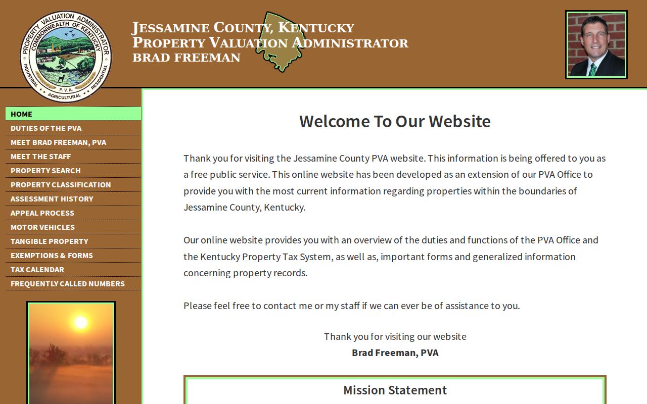 Nicholasville street directory Jessamine County PVA property page